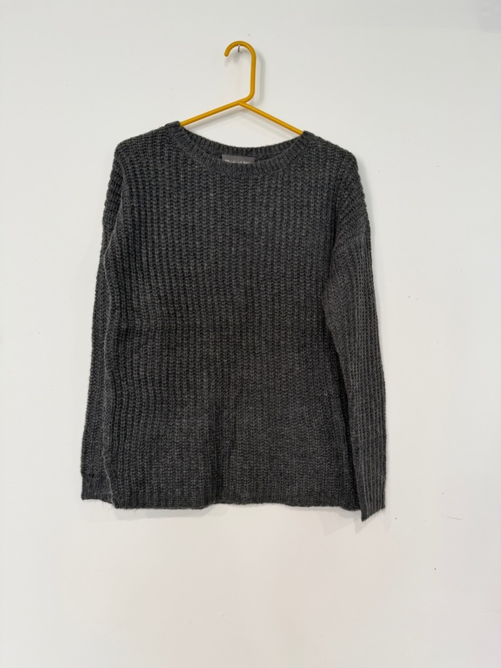 Michael Stars Charcoal sparkle Knit crewneck Sweater